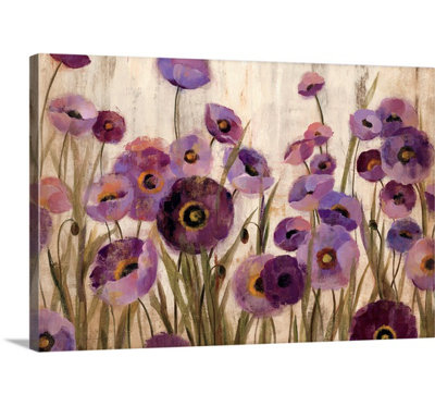 Daisley " Pink And Purple Flowers " by Silvia Vassileva