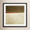 Orange Horizon I Print