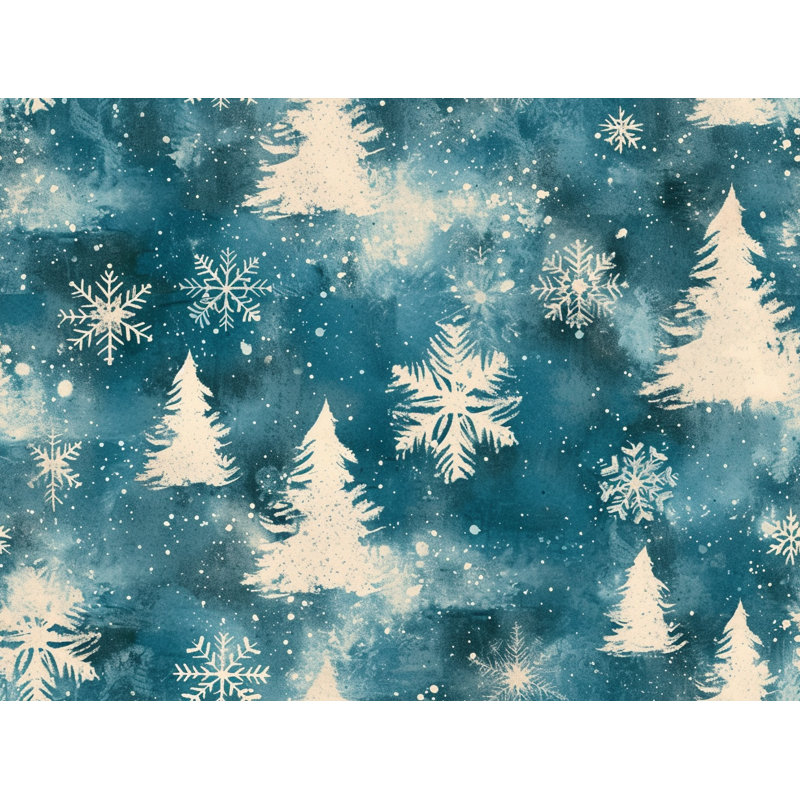 Rideaux de fenêtre d'hiver fantaisistes drapeaux des fêtes - 2 panneaux, L 20 po x L 54 po