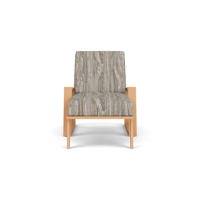 Pursuit Outdoor Chaise Lounge, Woodgrain Ash