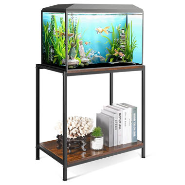 MOWPEX Fish Tank Stand - Heavy Duty Wooden 55-75 Gallon With