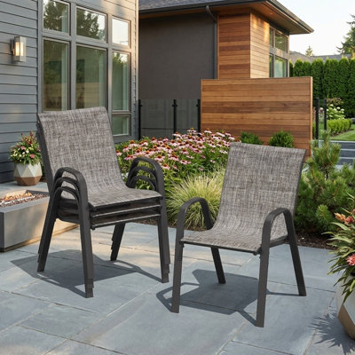 Stacking Patio Dining Armchair