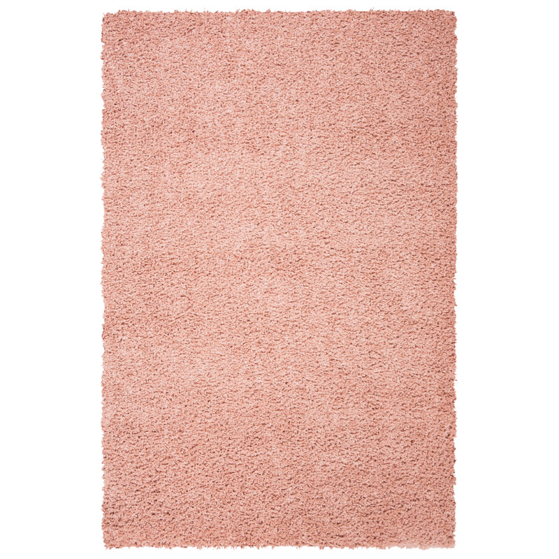 Rose 4' x 6' Handmade Wool and Synthetic Shag Rug