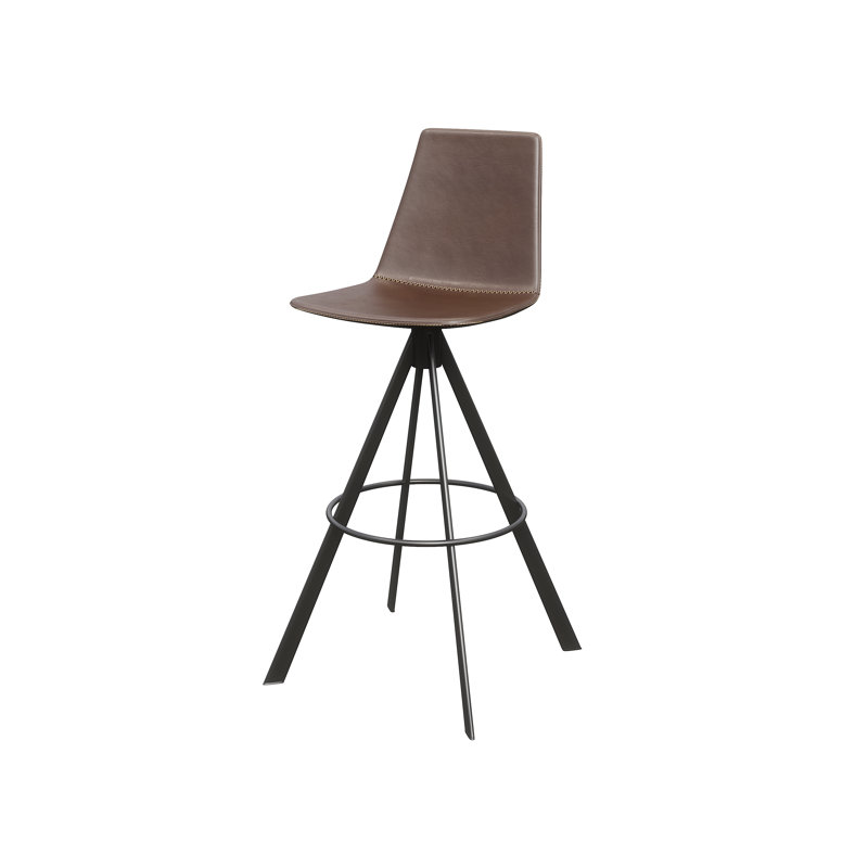Swivel 30'' Bar Stool, Toffee