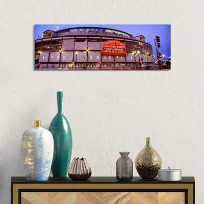 USA, Illinois, Chicago, Cubs, Baseball V by Panoramic Images - Wrapped Canvas Panoramic Gallery-Wrapped Canvas Giclée