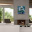 «Dance of the Dolphins» par Carol Cavalaris, art mural sur toile-806611528