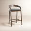 Tabouret de comptoir rembourré 27,36 po Piera-883441039