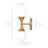 Stauton 2 - Light Dimmable Glass Bubble Wall Scone