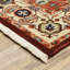 Tapis de couloir oriental rouge et ivoire 2 'X 10'