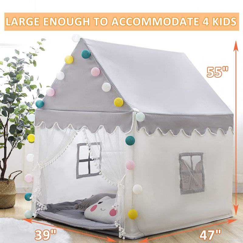 Generic 39'' W x 55'' D Indoor Polyester Playhouse