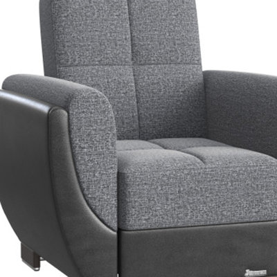 Fauteuil convertible avec accoudoirs convertibles 3-en-1 Jaliah