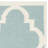 Rodgers Hand Woven Flat Weave Wool/Cotton Geometric Rug in Blue/Ivory-856014999