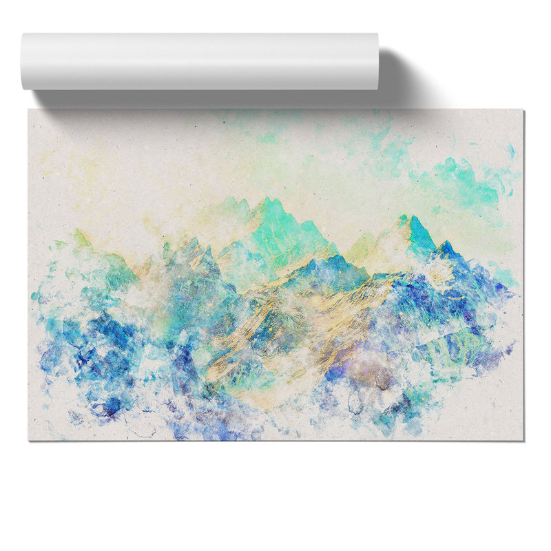 Mountain View Vol.1 - Unframed Graphic Art, 42cm H x 59cm W x 0.1cm D