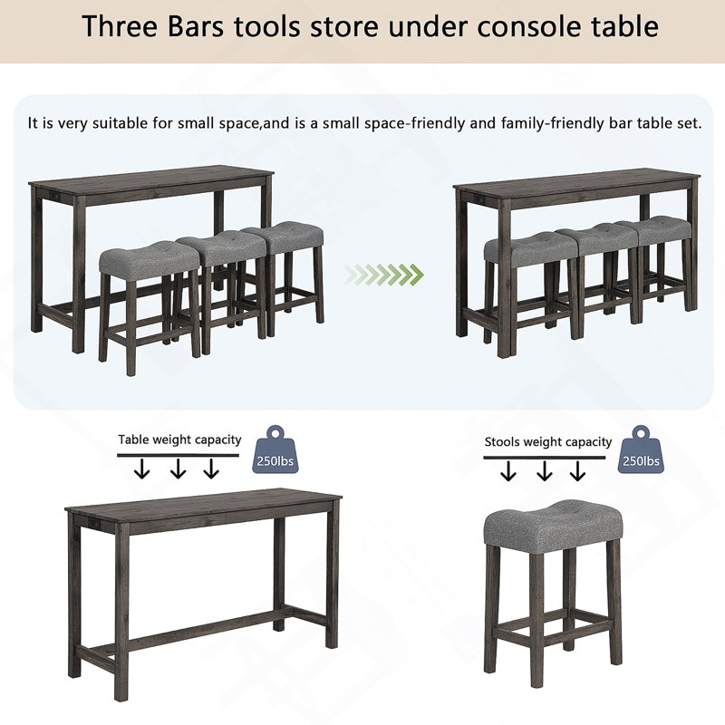 4-Piece Dining Table Set