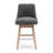 Breann Swivel 26“ Water and Stain Resistant Boucle Upholstered Swivel Counter Stool-523689148