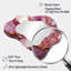 Rose et or rivière Marble I - grand miroir mural nuage abstrait, miroir unique asymétrique moderne, impression sur métal-107246729