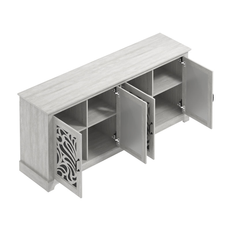 Kealon TV stand for TVs, 29.3”H x 68.2”L x 17.2”W