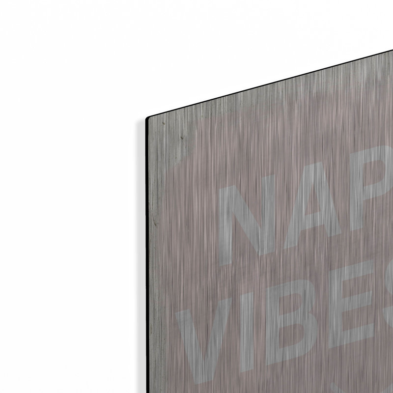 Trinx «Nap Vibes» par Linda Woods, art mural en métal, H 24 po x l 16 po
