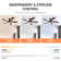 132.1cm 5 - Blade LED Ceiling Fan with Remote Control and Light Kit Included