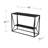 Argall Long Glass-Top Console Table