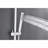 SHOWERS Stainless Steel Slide Bar Grab Rail  Includes Handheld Shower Head And 59-Inch Hose