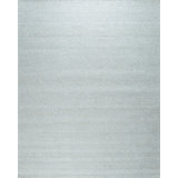 Ivory Hand-Knotted Wool Subtle Striations Geometric Modern Contemporary Carpet Rug