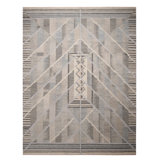 Rug & Kilim’S Scandinavian Inspired Geometric Beige Gray And Blue Wool Rug