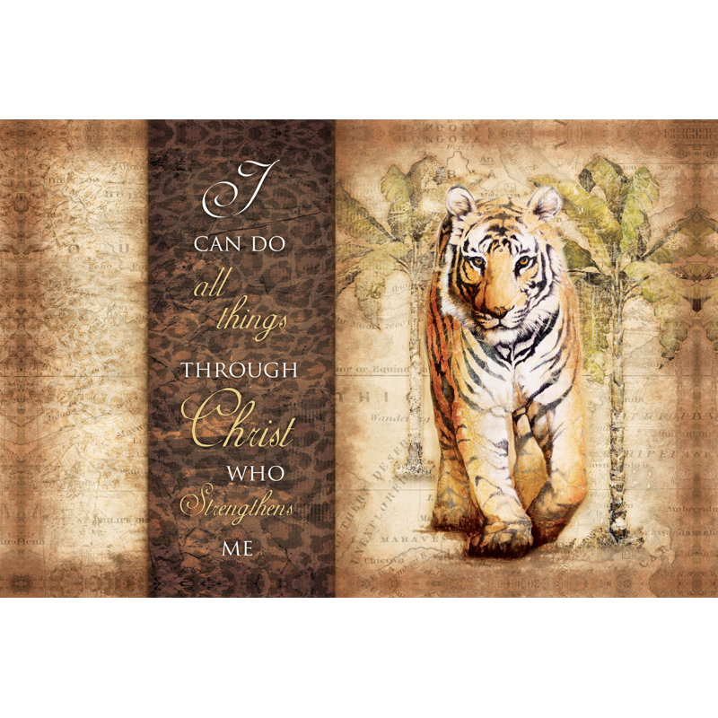 Strengthen Me - Wrapped Canvas Print, 81cm H x 122cm W x 3.8cm D