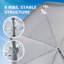 Parasol de plage inclinable 84 po-1981915265