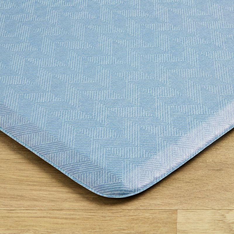  Tapis autoportant Cat Cora Harmony, Bleu, 17,5 po x 30 po