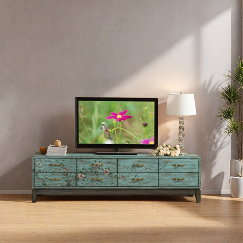 Meuble télé classique en bois, 70.87''