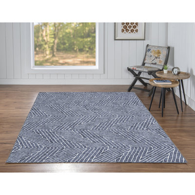 Tapis gris et ivoire Delacroy
