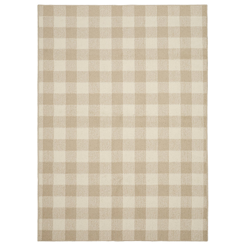 Cupp Checkered Indoor Rug, Rectangle 7' x 10'