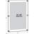 Acrylic Floating Wall Frame with Silver End Caps: 30 in. x 40 in., Graphic Frame Size: 34 in. x 44 in.