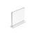 Vasquez 6" x 8" Matte Plastic Magnetic Frame in Clear