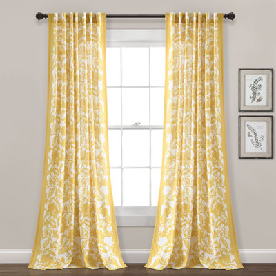 Emma Cotton Blend Sheer Curtain Single Panel