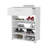 White Shoe Rack With 1-Drawer