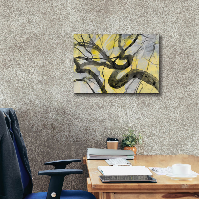 Toile épique Graffiti «Twisted» par Albena Hristova, 26 po x 18 po