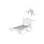 Ensemble de chambre à coucher 2 pièces Sylvia Teri-100088564-100088565