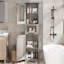 67" Tall Bathroom Cabinet, Narrow Storage Cabinet With Doors And Adjustable Shelf,Floor Slim Cabinet-471156037