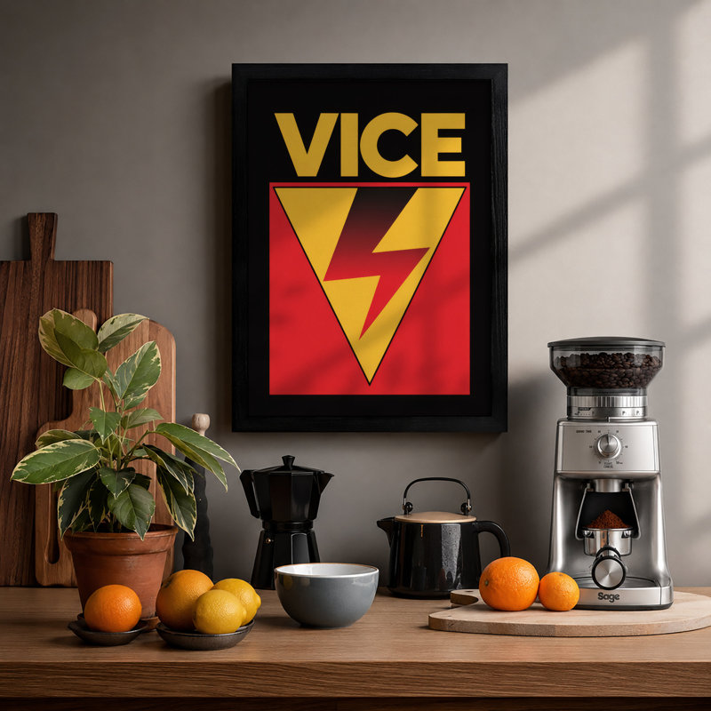 Vice Geometric - Print, Unframed, A4 - 29.7 x 21.0 cm
