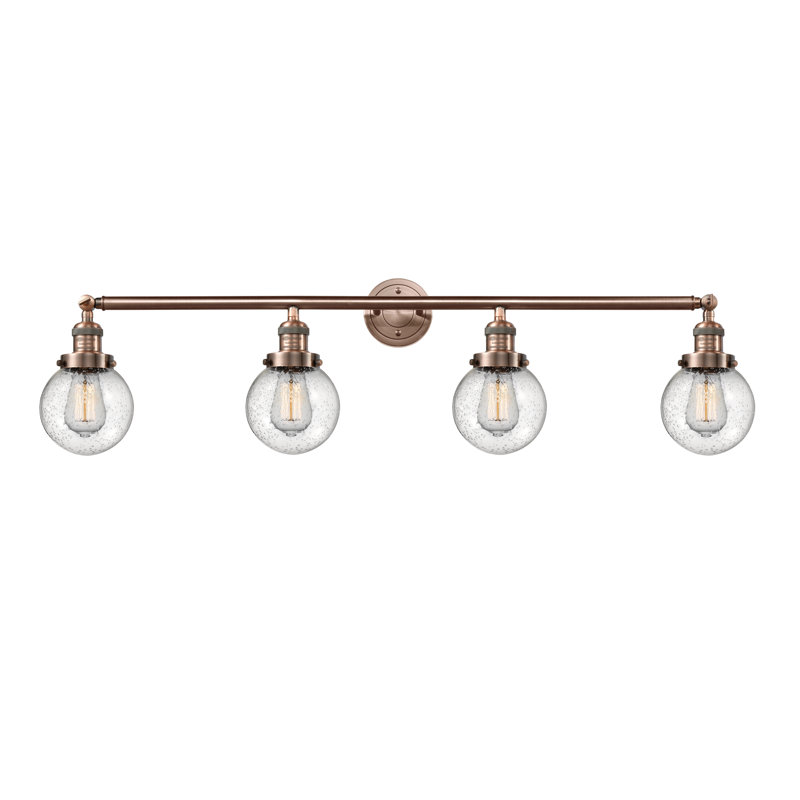 Lorri 4 - Light Vanity Light, No Bulb Included, Antique Copper