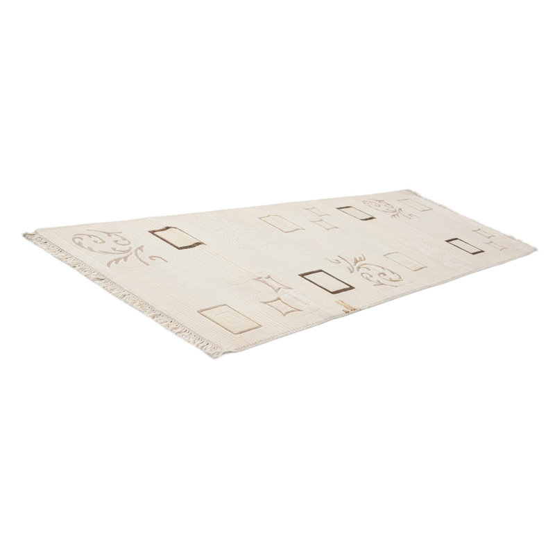 Tapis de couloir beige clair Judy