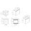 Meuble-lavabo simple avec plateau 20,17 po Juretta
