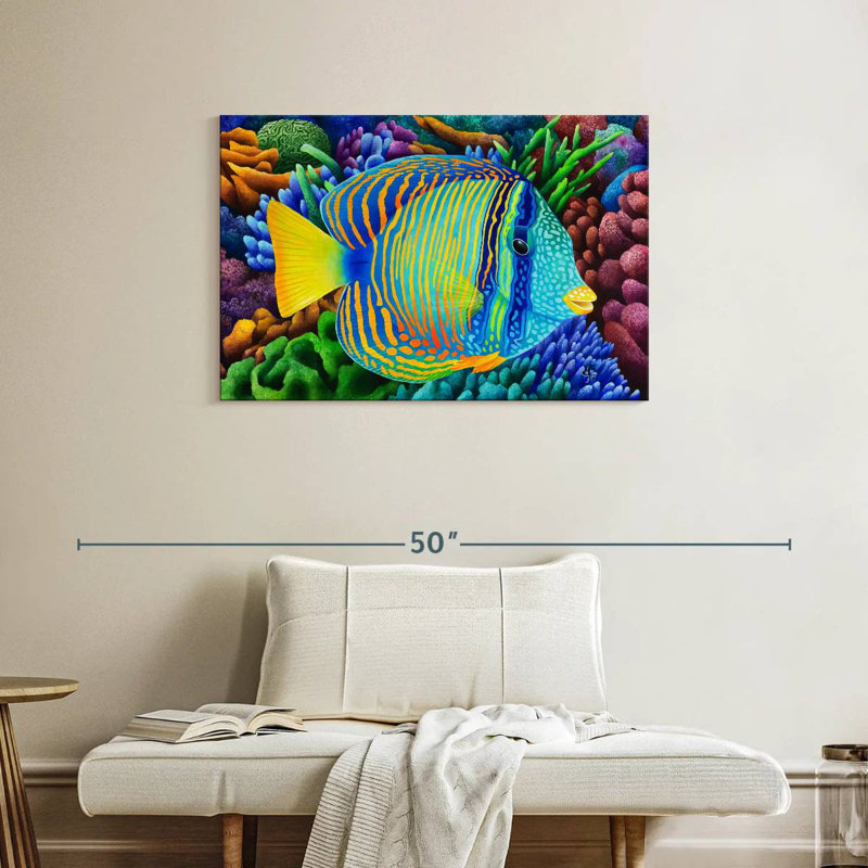 Sailfin Tang, 24" H x 36" W