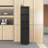 5 Drawer Vertical File Cabinet In Black Metal With Wheels, Ample Room For A4/letter/legal Size, Waterproof And Easy - To Maintain, Quiet Opening Heavy Duty On Secure Lock All Drawers, Bearing Slides,-2136523321