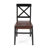 Gelacio Solid Wood Cross Back Side Chair-2082351670
