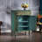 Two-door accent cabinet with adjustable storage