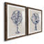 Armillary Sphere on Linen I - Reproduction d'art graphique encadré-1753668788-1753668791-1753579205