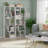 Asymmetrical 5-Tier Display Shelf & Bookcase for Multi-Functional Storage and Decor-1651698565